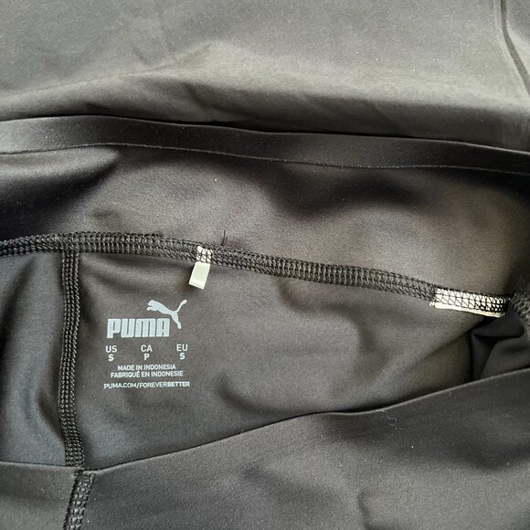 Puma PWRSHAPE High Waisted Golf or Tennis Skort with Pockets - Small in Black - Picture 4 of 7